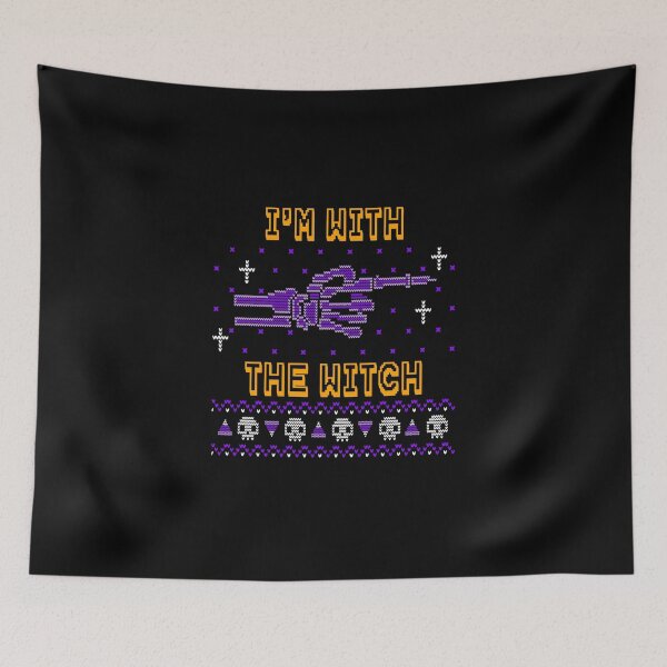 Item preview, I'm With The Witch Halloween designed and sold by TheGeekyGiraffe.