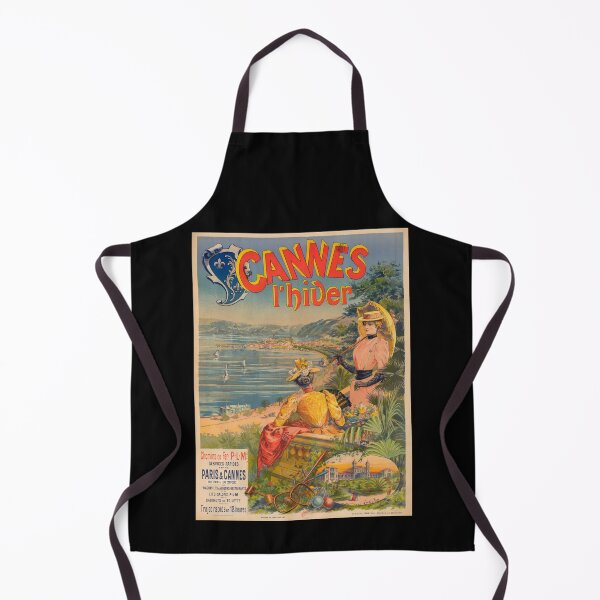 Item preview, Vintage Art Nouveau Travel Poster | Cannes l'hiver | French Riviera Winter Escape | Chemins de Fer P.L.M. | Elegant Railway Art designed and sold by artofuniverse.