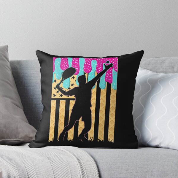 Item preview, Tennis Player Ice Cream Flag Drip Tee designed and sold by LarryMBrown.