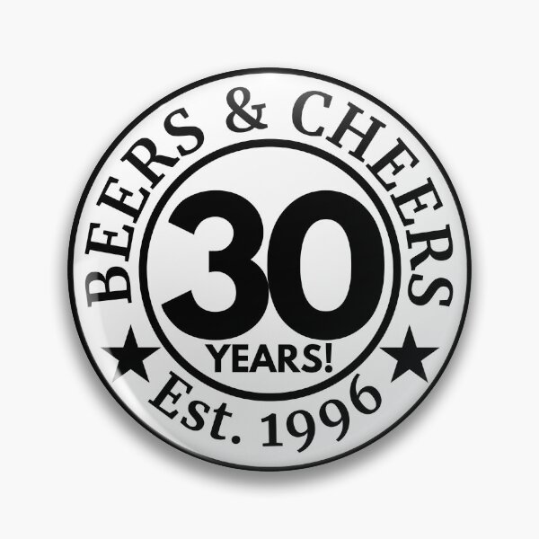 Item preview, Beers and Cheers 30 1996 | 30th Birthday Celebration | Vintage Anniversary designed and sold by highflycrafts.