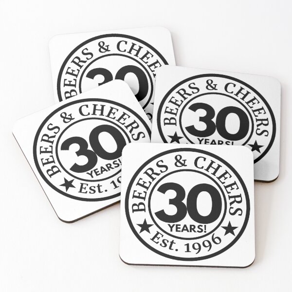 Item preview, Beers and Cheers 30 1996 | 30th Birthday Celebration | Vintage Anniversary designed and sold by highflycrafts.