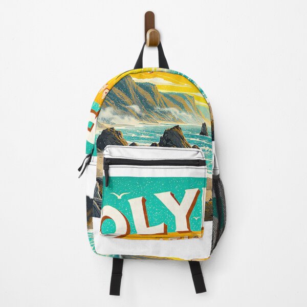 Item preview, Retro outdoor travel t-shirt illustration Olympic National Park the iconic Rialto Beach Sticker designed and sold by astriebatik.