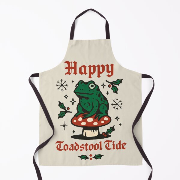 Item preview, Graphic Holiday Composition Featuring Toad and Mushroom with Gothic Text designed and sold by SplashTastic.