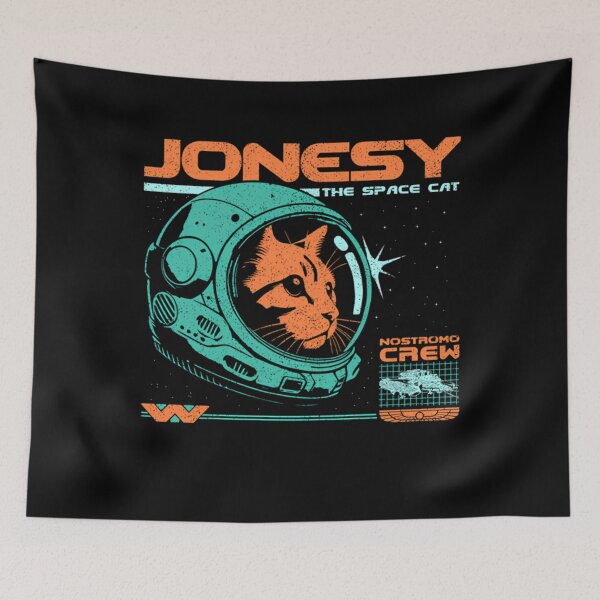 Item preview, Jonesy The Space Cat  designed and sold by Anaisdemir.