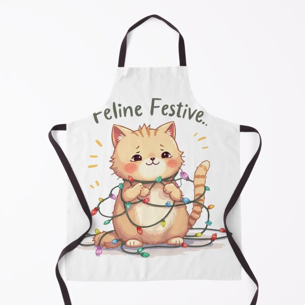 Item preview, Feline Festive – Tangled Christmas Cat designed and sold by Chicmorph.