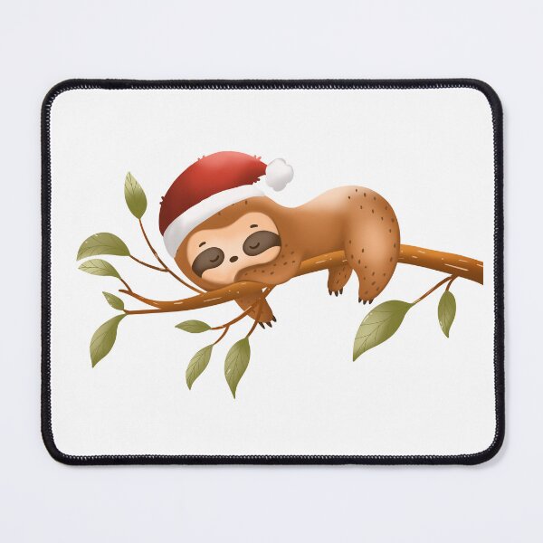 Item preview, santa sloth xmas designed and sold by poonzapoon.