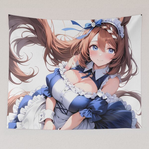 Item preview, Super Creek Uma Musume Pretty Derby Anime Girl Classic Maid designed and sold by HumbertoValveno.