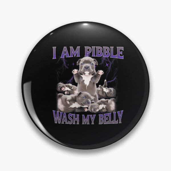 Item preview, Pibble Dog Pitbull Humor Meme Funny Cute Animal designed and sold by Olincristie.