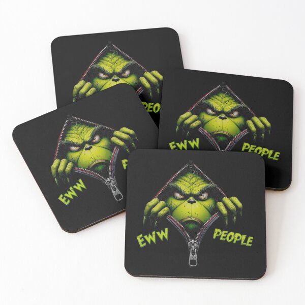 Item preview, The Grinch Eww People – Funny Anti-Social Christmas Art designed and sold by TiannaSalazar.