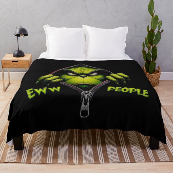 Item preview, The Grinch Eww People – Funny Anti-Social Christmas Art designed and sold by TiannaSalazar.