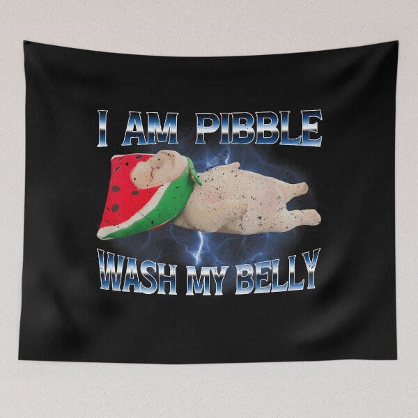 Item preview, Animal Funny Dog Pitbull Humor Pibble Meme Cute designed and sold by Olincristie.