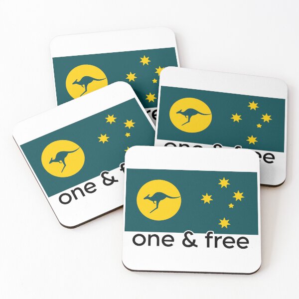 Item preview, One and Free Kangaroo Sun Flag designed and sold by Kangaroo Sun.