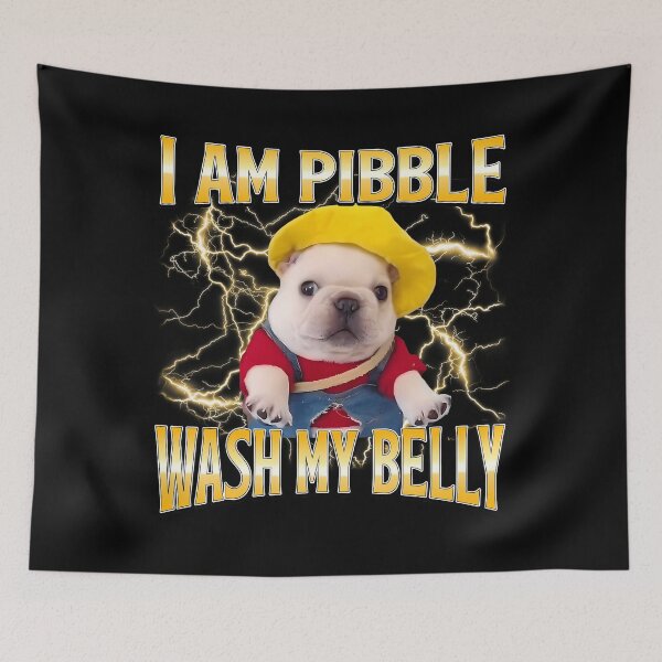 Item preview, Pibble Pitbull Meme Animal Funny Humor Cute Dog designed and sold by Olincristie.