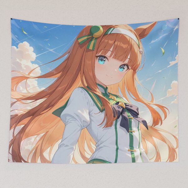 Artikelvorschau, Stille Suzuka Entzückender Sommertag am Meer Uma Musume entworfen und verkauft von HumbertoValveno.
