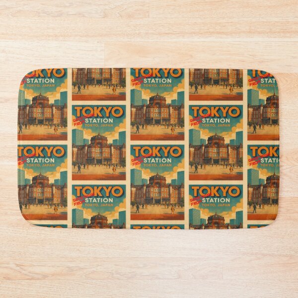 Artikelvorschau, Greetings from TOKYO / Tokyo Station JAPAN Urban Retro Dreams entworfen und verkauft von Earth Celebration Designs.