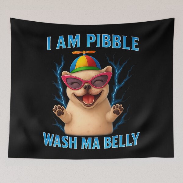 Item preview, Dog Pibble Animal Funny Meme Humor Cute Pitbull designed and sold by Olincristie.
