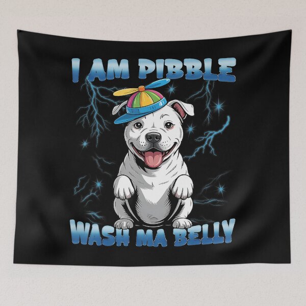 Item preview, Animal Pitbull Funny Cute Dog Meme Pibble Humor designed and sold by Olincristie.
