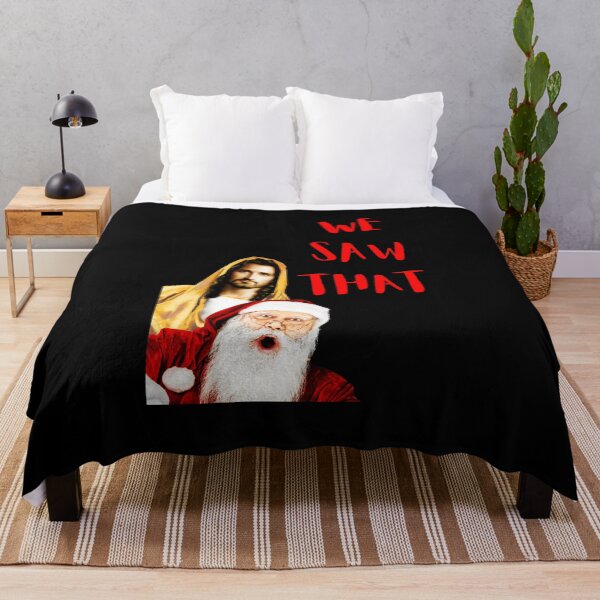 Item preview, Jesus Christ And Santa Claus We Saw That designed and sold by shizuemur.