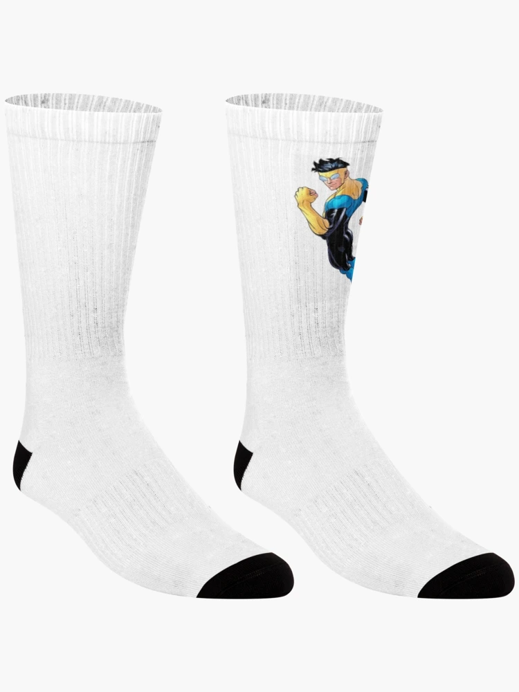 Thumbnail 3 of 5, Socks, Invincible Strong Man designed and sold by tinfuster.