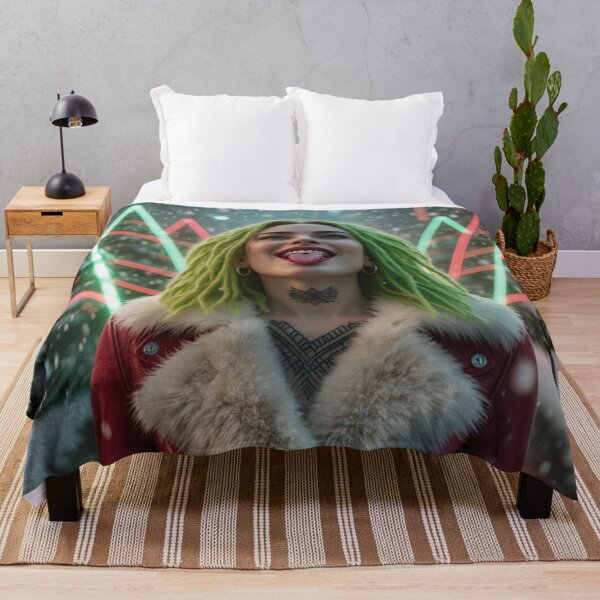 Item preview, Bad Santa’s Forest – Green Dread Rebel designed and sold by ArtiQreate.