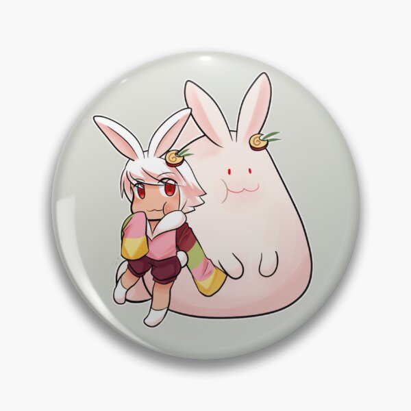 Item preview, Moon rabbit cookie run  almond For strawberry cake Kawaii designed and sold by Rachel88c.