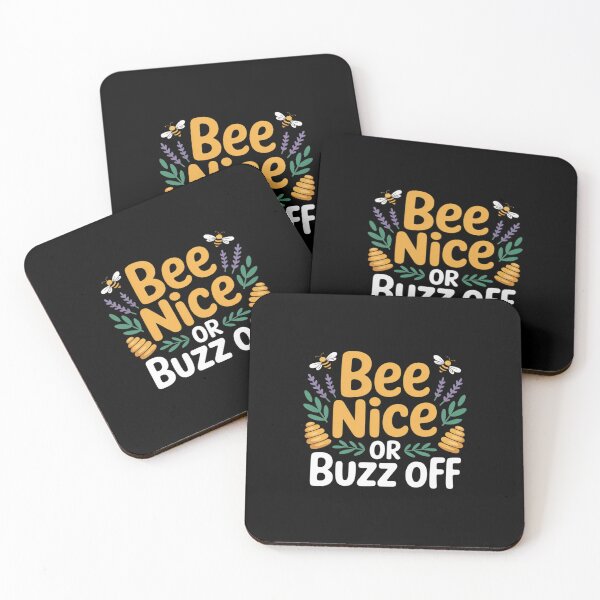 Item preview, Bee Nice Or Buzz Off Beekeeper Saying Honey Bees designed and sold by Idarmotar.