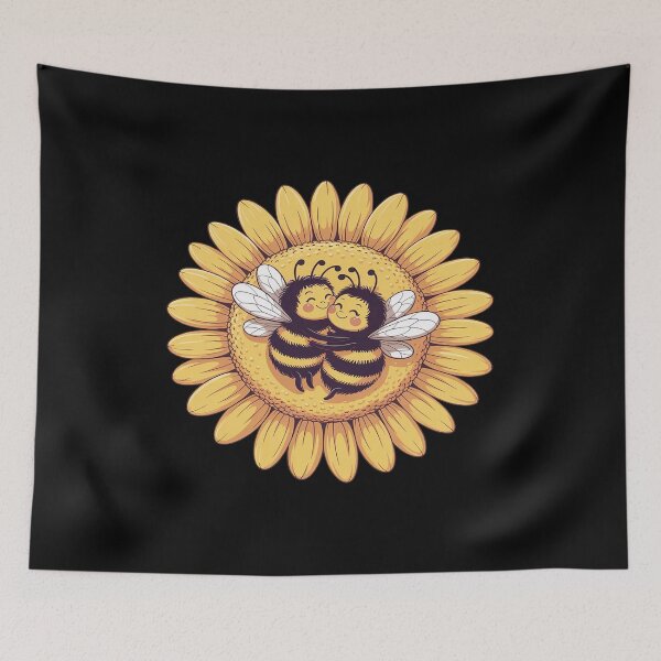 Item preview, Bee Sunflower Lover Bumblebee Honey Bees designed and sold by Idarmotar.