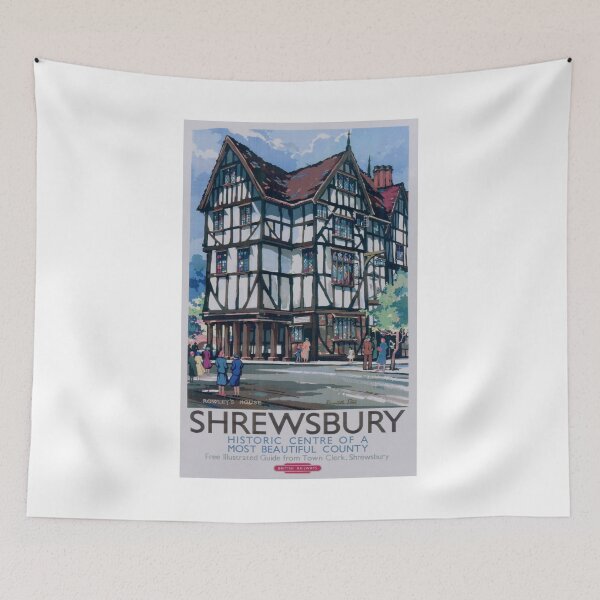 Item preview, British Railways travel poster for Shrewsbury designed and sold by Random Railways.