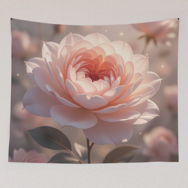 Item preview, Luminescence Pink Rose Flowers (image size 8320x12480) designed and sold by Digital-Davinci.