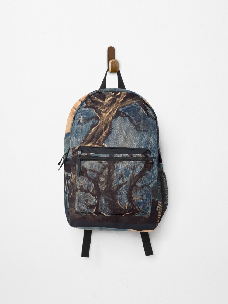 Thumbnail 1 of 3, Backpack, Hallow Eve Blues designed and sold by RaihnForge.