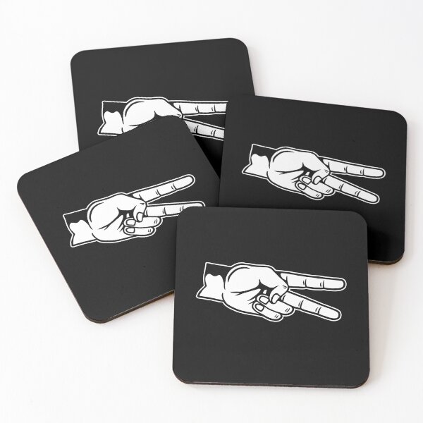 Item preview, Biker Salute — Retro Hand Sticker designed and sold by INNIT ART.