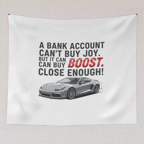 Item preview, 964 Horsepower Happiness: Turbo Sportscar Funny Car Enthusiast Quote Tee designed and sold by nhstaruna.