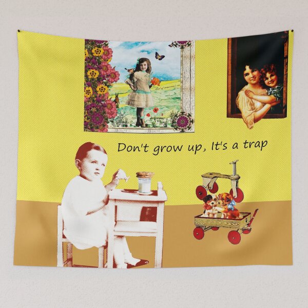 Item preview, Don't grow up, It's a trap designed and sold by Design4uStudio.