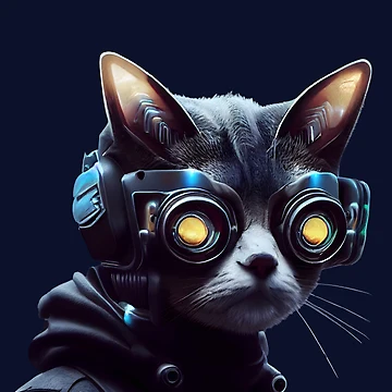Aperçu de l'œuvre Cyberpunk, Chat de RWT-Design