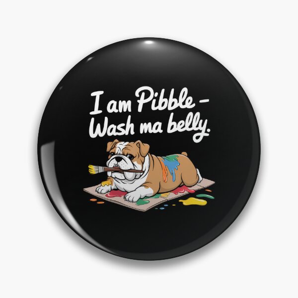 Item preview, Pibble Pitbull Animal Humor Cute Funny Meme Dog designed and sold by Olincristie.
