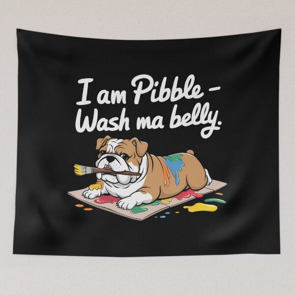 Item preview, Pibble Pitbull Animal Humor Cute Funny Meme Dog designed and sold by Olincristie.