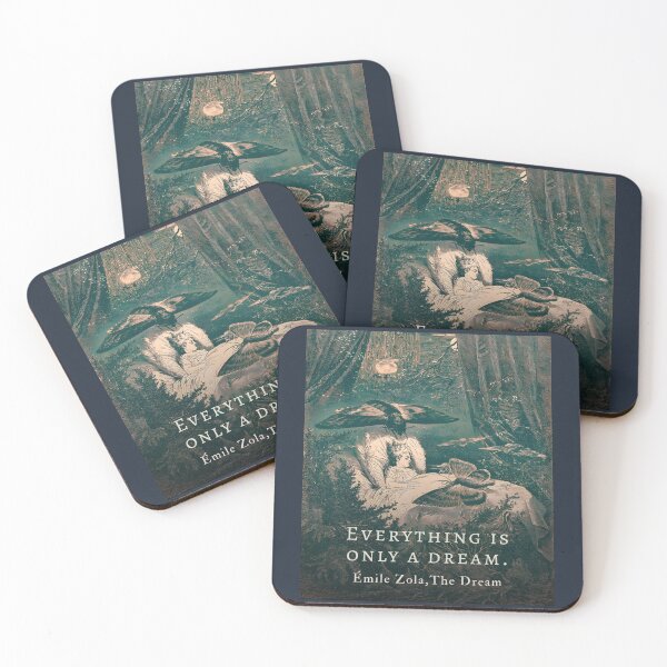 Item preview, Émile Zola quote: Everything is only a dream. designed and sold by artbleed.