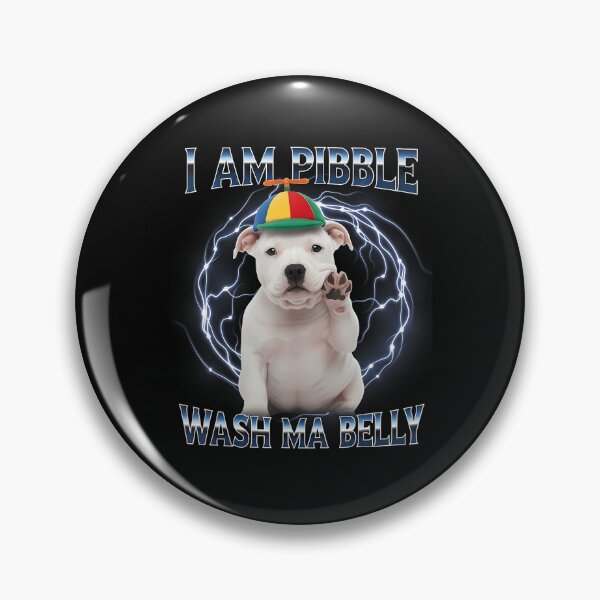 Item preview, Animal Funny Pibble Dog Cute Humor Meme Pitbull designed and sold by Olincristie.