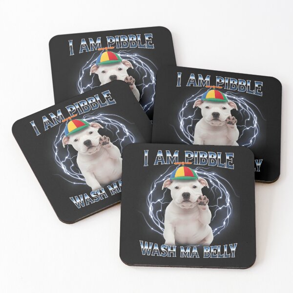Item preview, Animal Funny Pibble Dog Cute Humor Meme Pitbull designed and sold by Olincristie.