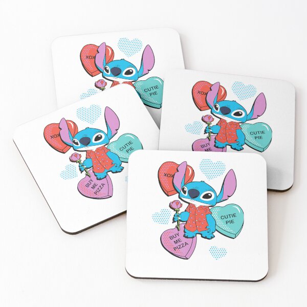 Item preview, Stitch Valentine Cutie – Cute Love Candy Heart Art designed and sold by Thomas  J Cruse.