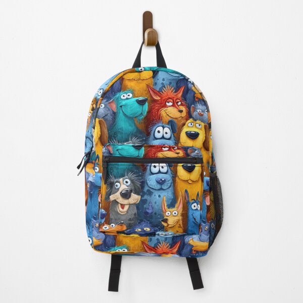 Item preview, A colorful and chaotic crowd of wacky dogs. designed and sold by Piotrek0001.