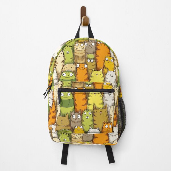 Item preview, Funny crowd of colorful hand drawn cartoon cats. designed and sold by Piotrek0001.