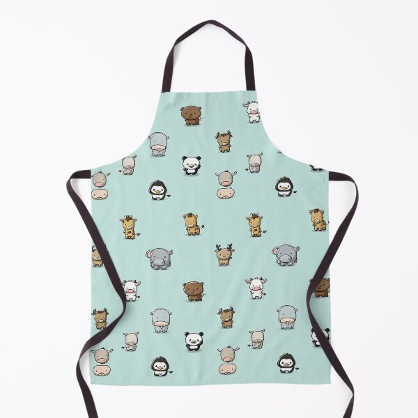 Item preview, Simple cute chibi style animals on mint background. designed and sold by Piotrek0001.