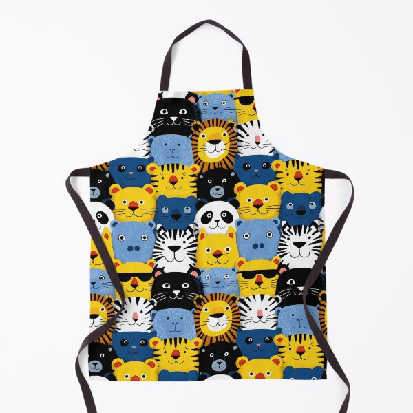 Item preview, Simple colorful block art of friendly animal faces. designed and sold by Piotrek0001.