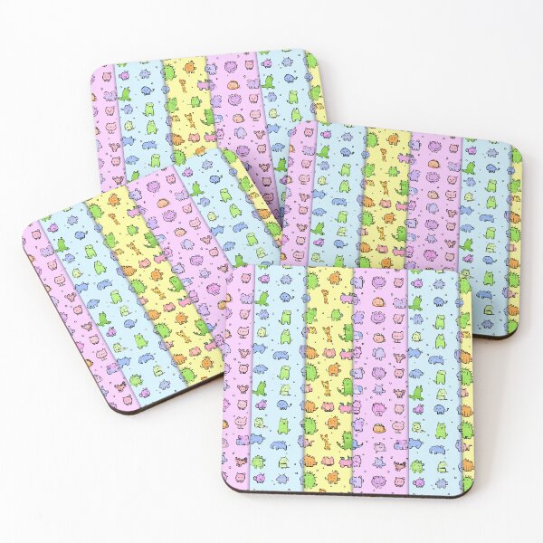 Item preview, Colorful minimal doodle animals in a cute pattern. designed and sold by Piotrek0001.