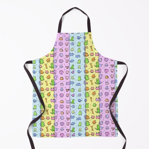 Item preview, Colorful minimal doodle animals in a cute pattern. designed and sold by Piotrek0001.