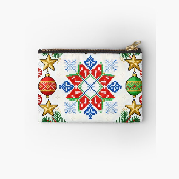 Item preview, Romanian Folk Christmas Embroidery – Colorful Cross-Stitch Holiday Pattern designed and sold by Maximilianos.