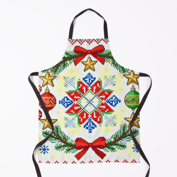 Item preview, Romanian Folk Christmas Embroidery – Colorful Cross-Stitch Holiday Pattern designed and sold by Maximilianos.