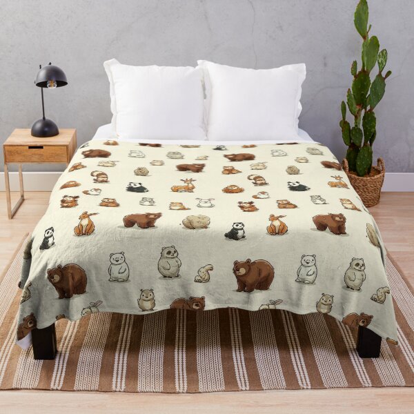 Item preview, Cute simple woodland creatures in a minimalist pattern. designed and sold by Piotrek0001.