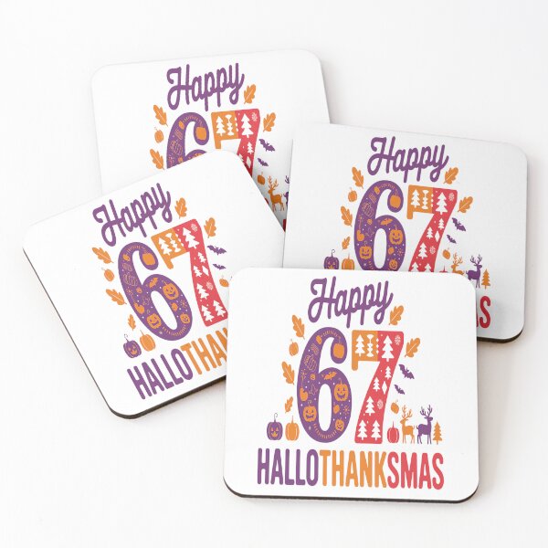 Item preview, Happy Hallothanksmas  67 Meme Halloween Thanksgiving Christma designed and sold by VladoZork.